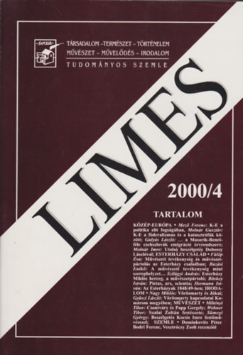Virág Jenő (főszerkesztő) - Limes 2000/4 (Tudományos szemle)