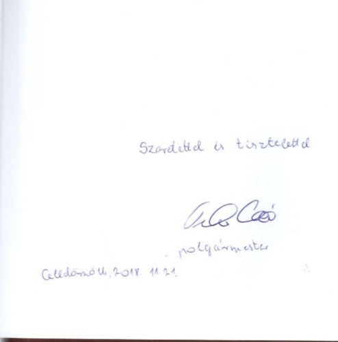 Kerényi János - Celldömölk - Magyarország kincsestára... dedikált