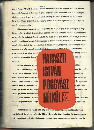Haraszti Istv�n - Poggy�sz n�lk�l