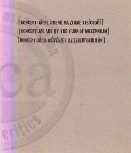 Konceptuális művészet az ezredfordulón
