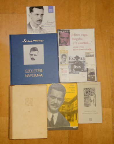 J�zsef Attila Fodor Andr�s - 5 k�tet J�zsef Attil�t�l/-r�l + aj�nd�k CD: J�zsef Attila 20 legszebb verse: J�zsef Attila �sszes versei, Sz�let�snapomra, J�zsef Attila v�logatott versei, Sz�lj, k�ltem�ny, "H�res vagy, hogyha ezt akartad..."