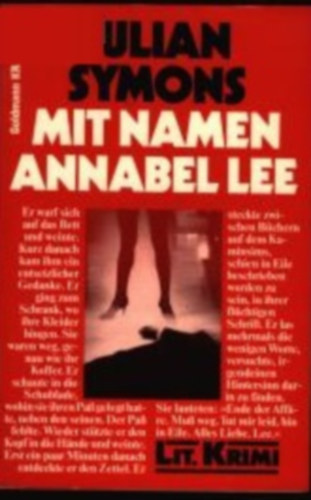 Julian Symons - Mit namen Annabel Lee
