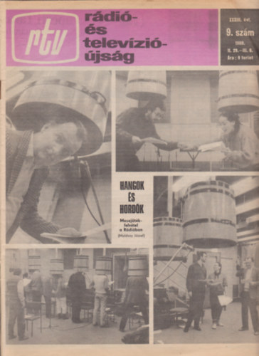 Moldvay J�zsef - Rtv (R�di�- �s telev�zi��js�g) 9, XXXIII. �vf. 1988. II. 29. - III. 6.