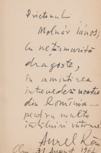 Aurel Rau - La marginea desertului gobi (Dedikált)