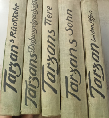 Edgar Rice Burroughs - Die Tarzan Geschichten 1-5. (Tarzan-trtnetek nmet nyelven) (1924)