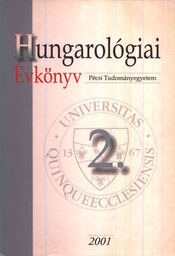 N�dor Orsolya - Sz�cs Tibor  (szerk.) - Hungarol�giai �vk�nyv 2. (2001)