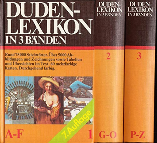 Duden-Lexikon in 3 Bänden