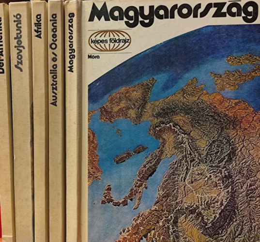 5 db K�pes F�ldrajz: Magyarorsz�g - Szovjetuni� - Afrika - Ausztr�lia �s �ce�nia - D�l-Amerika