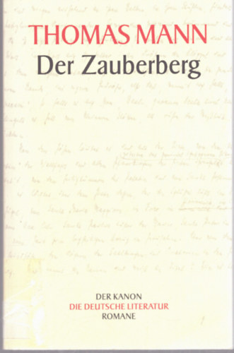 Thomas Mann - Der Zauberberg