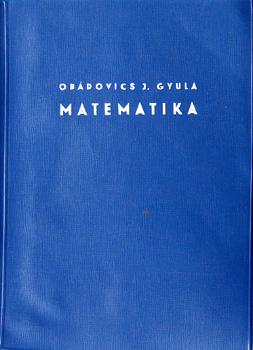 Obádovics J. Gyula - Matematika