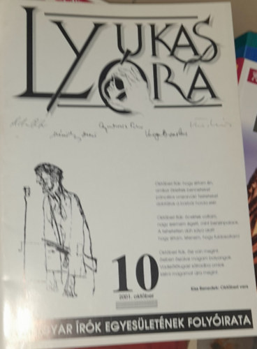 T�bb szerz� - Lyukas �ra,  2001/10. okt�ber, A magyar �r�k egyes�let�nek foly�irata