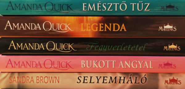 Amanda Quick Sandra Brown - 5 db romantikus regny