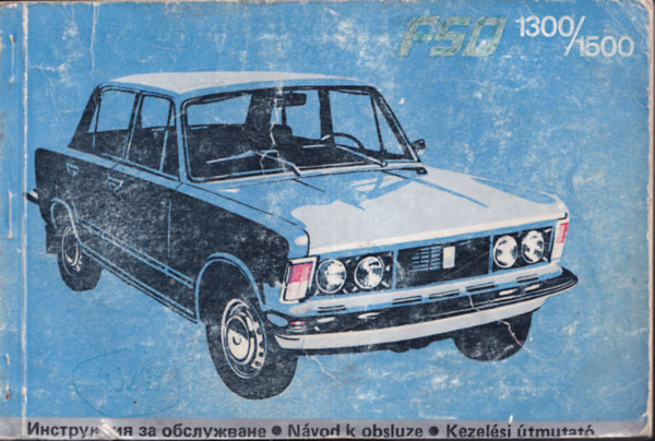 Polski Fiat FSO 1300/1500 kezelsi tmutat (3 nyelven)