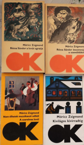 M�ricz Zsigmond - Olcs� k�nyvt�r M�ricz Zsigmond reg�ny 4 db