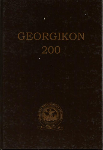 Dr. Flp va Mria  (szerk.) - Georgikon 200 I-II.