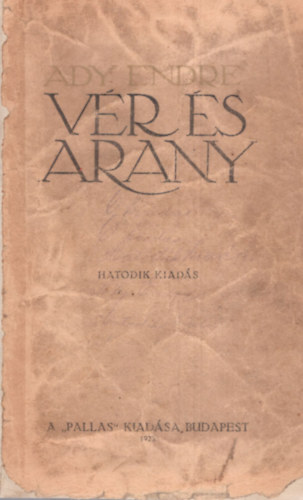 Ady Endre - V�r �s arany