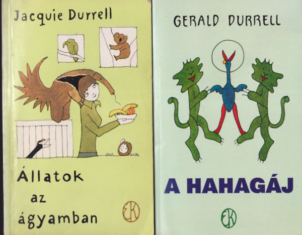 Gerald Durrel Jacquie Durrell - llatok az gyamban + A hahagj (2 m)